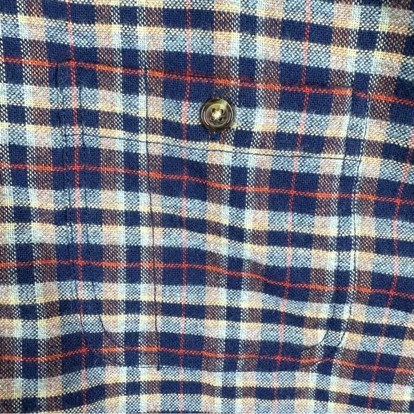 J. Crew Wool Blend Long Sleeve Button Down Shirt with Elbow Patch Large EUC - Picture 3 of 7